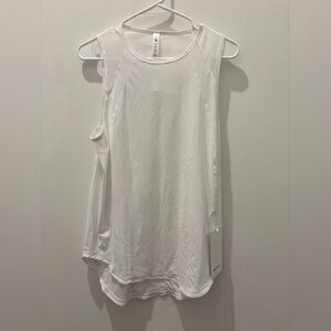 Lululemon White Sculpt Tank